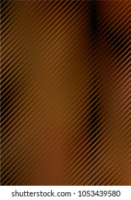 Vector background in brawn colors with gloss effect satin, silk fabric. Iridescent diagonal stripes. Imitation of chameleon fabric. Element for design of folders, faders, gift card, poster