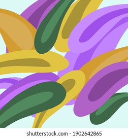 vector background with bright color leaves, leaves illustration,