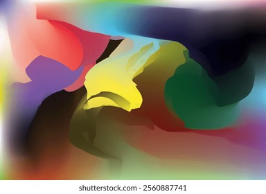 Vector background bright and colorful 