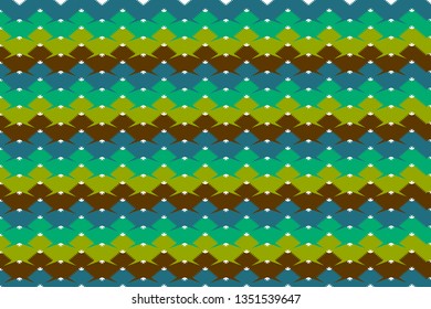 Vector background bright and colorful made of zig zag stripes