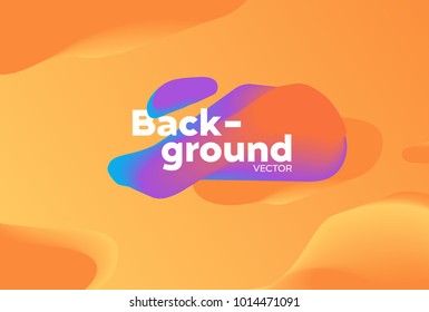 Vector background with bright colors and minimalistic shapes