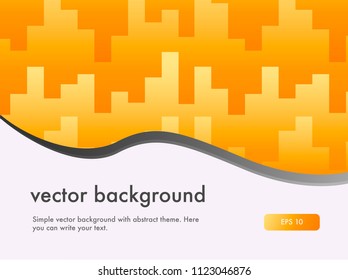 Vector background with bright colors and minimalistic design.