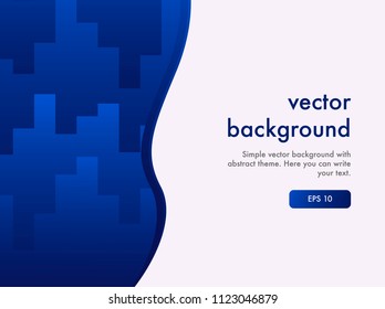 Vector background with bright colors and minimalistic design.