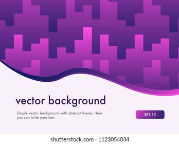 Vector background with bright colors and minimalistic design.