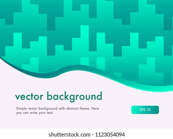 Vector background with bright colors and minimalistic design.