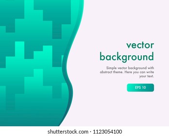 Vector background with bright colors and minimalistic design.