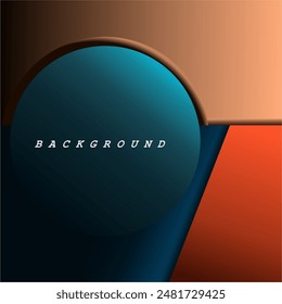 Vector background with bright colors and minimalistic shapes