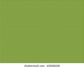 Vector background. Bright Green notebook cage. Trend color.