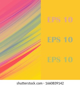 Vector background. Bright illustration. Template for postcard.