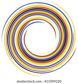 Vector background of bright varicoloured swirling water texture vortex