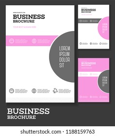 vector background brochure template 