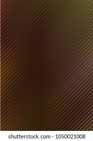 Vector background in brownish and chocolate colors with gloss effect satin, silk fabric. Iridescent stripes. Imitation of chameleon fabric. Element for design of folders, faders, gift cards, posters