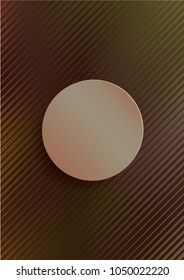 Vector background in brownish and chocolate colors with gloss effect satin, silk fabric. Iridescent stripes. Imitation of chameleon fabric. Element for your design. Place for your text