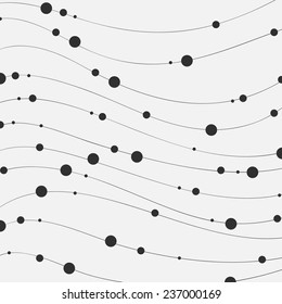 Vector background. Bubbles pattern
