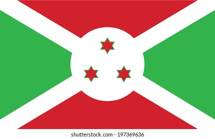 vector background of burundi flag