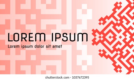 vector background for business cards, invitations and presentations. diamond-shaped ukrainian ornament on the gradient background. svg