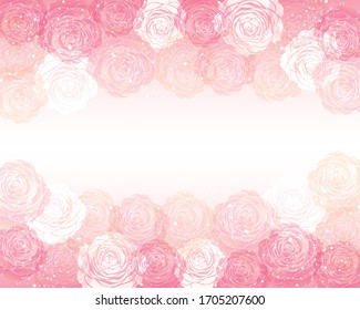 vector background  of Camellia illustration