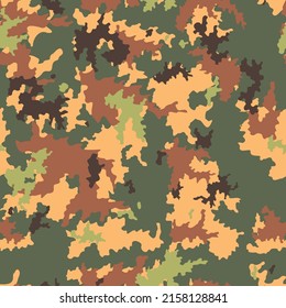 Vector background camouflage seamless modern pattern, trendy texture, disguise.