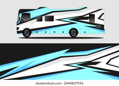 vector background for camper van, bus and van packages