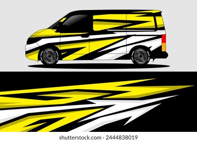 vector background for camper van, bus and van packages