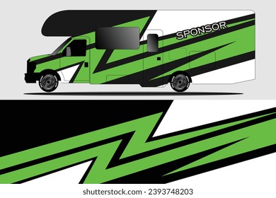 vector background for camper van and other cars and motorbikes packs