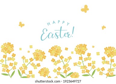 vector background with canola flower for banners, cards, flyers, social media wallpapers, etc.