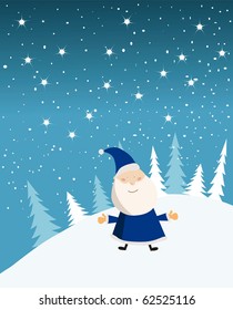 vector background card for christmas.