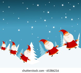 vector background card for new year.