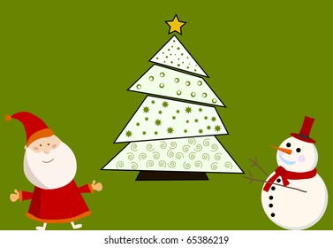 vector background card for new year.