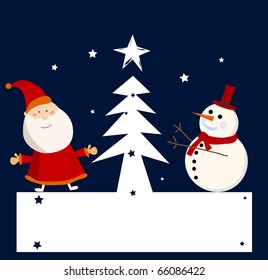 vector background card for new year.