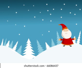vector background card for new year.