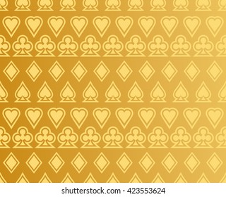 Vector background with casino design elements 