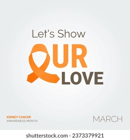 Vector Background for Change Kidney Cancer Awareness