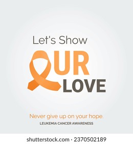 Vector Background for Change Leukemia Cancer Awareness