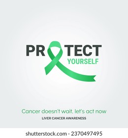 Vector Background for Change. Liver Cancer Awareness