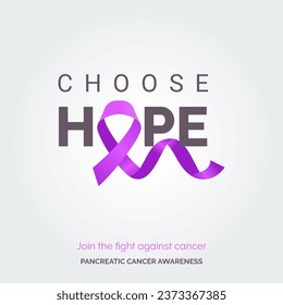 Vector Background for Change. Pancreatic Cancer Awareness