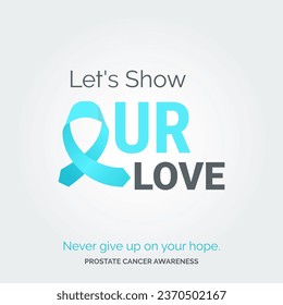 Vector Background for Change. Prostate Cancer Awareness