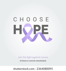 Vector Background for Change. Stomach Cancer Awareness
