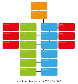 vector background chart organization positions