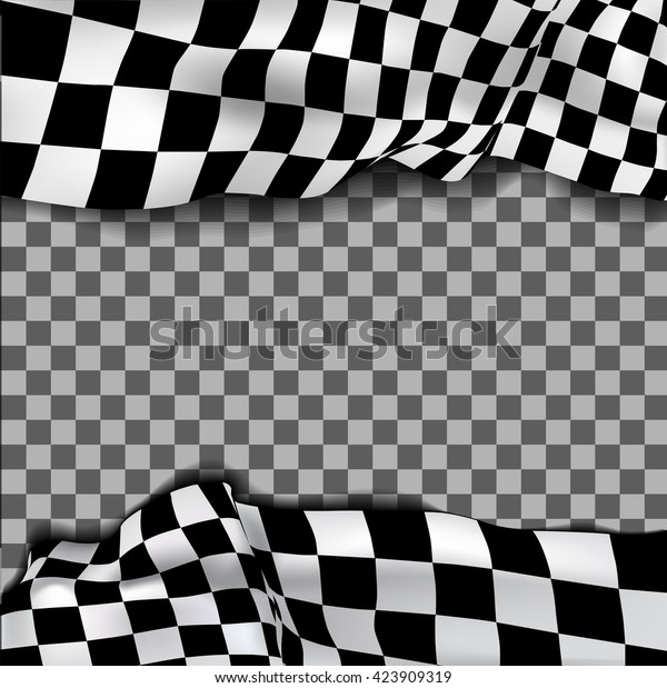 Vector background checkered flag with space for your
text  