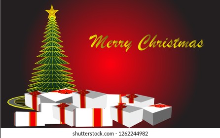 
Vector background Christmas Day