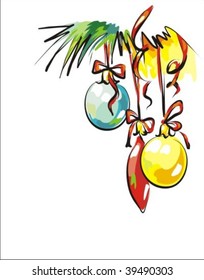 VECTOR Background for Christmas design