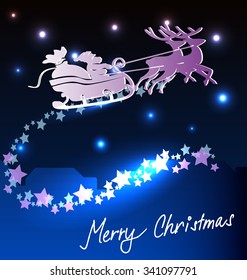 Vector background with a Christmas motif