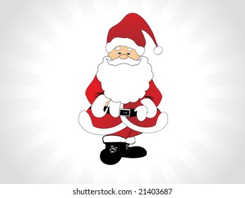 vector background with christmas santa claus