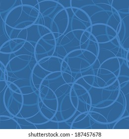 vector background with circle blue elements, geometric design, vector illustration