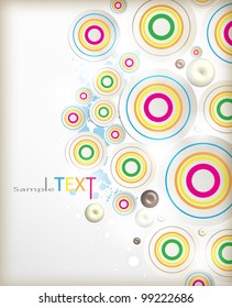  vector background  with circles