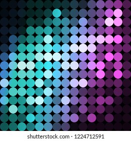 vector background from circles, abstract background, wallpaper