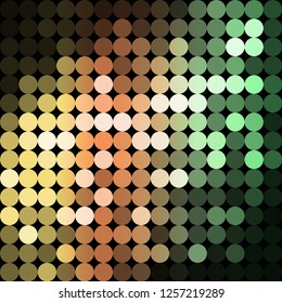 vector background from circles, abstract background, wallpaper