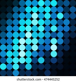 vector background from circles, abstract background, wallpaper