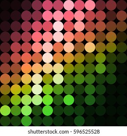 vector background from circles, abstract background, wallpaper